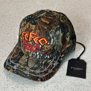 NEW Filson CCFCO Through Any Weather Logger Hat in Camo